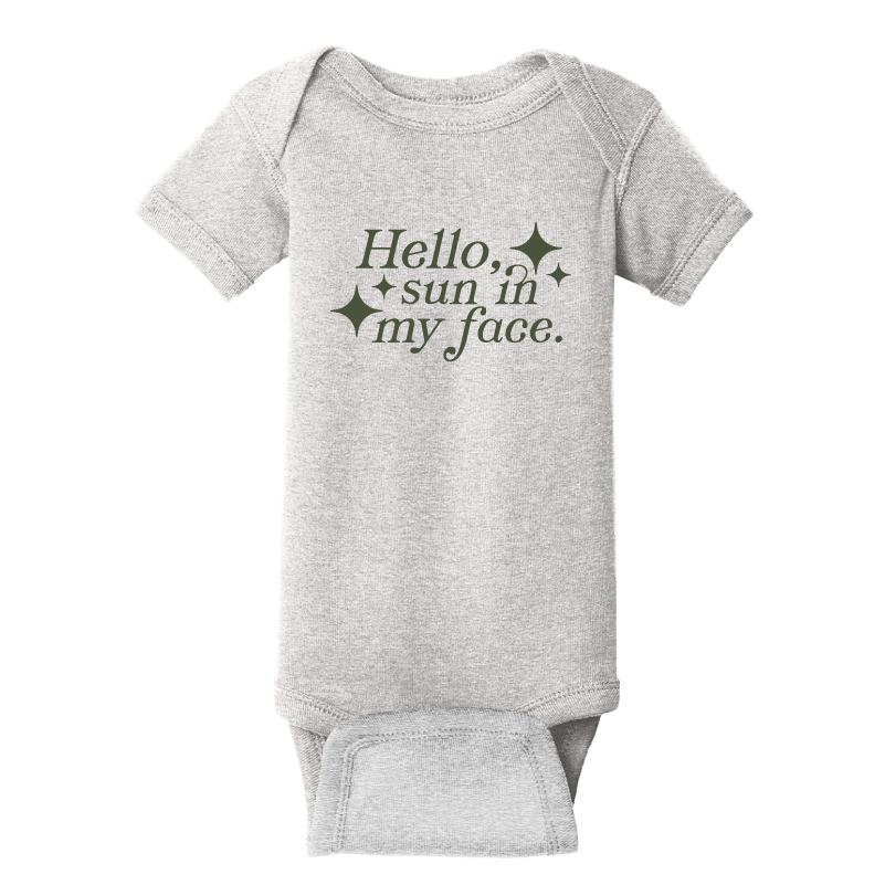 Mary Oliver Infant Hello, Sun In My Face Onesie