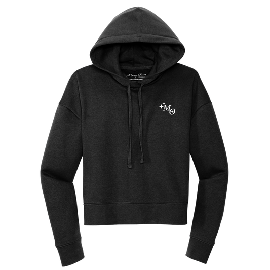 Mary Oliver Womens Suddenly and Unexpectedly Cropped Hoodie