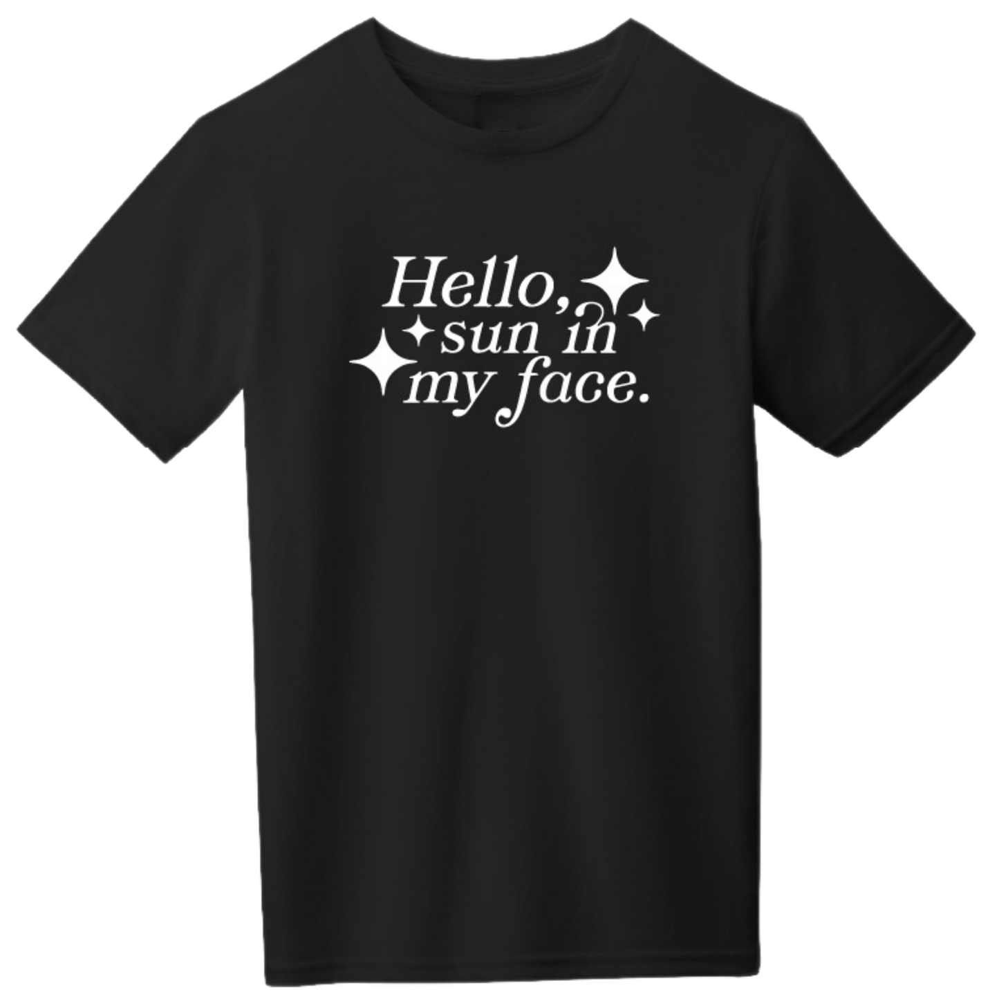 Youth Hello Sun T-Shirt Black