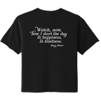 Womens In Happiness, In Kindness Cropped T-Shirt