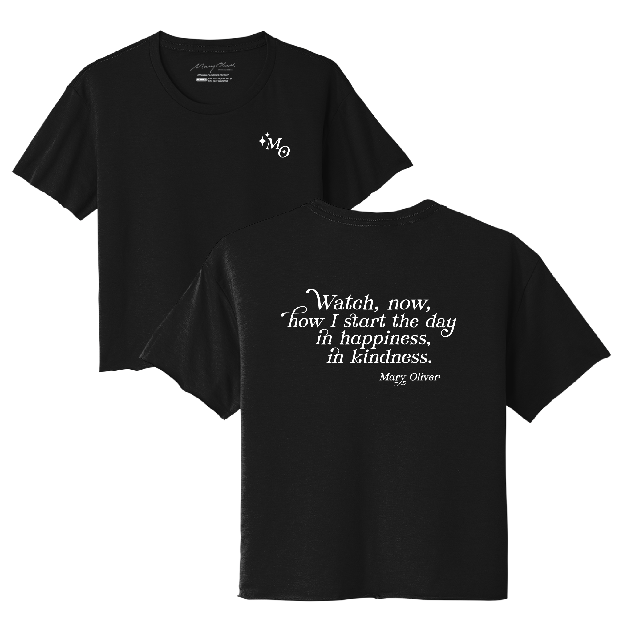 Womens In Happiness, In Kindness Cropped T-Shirt