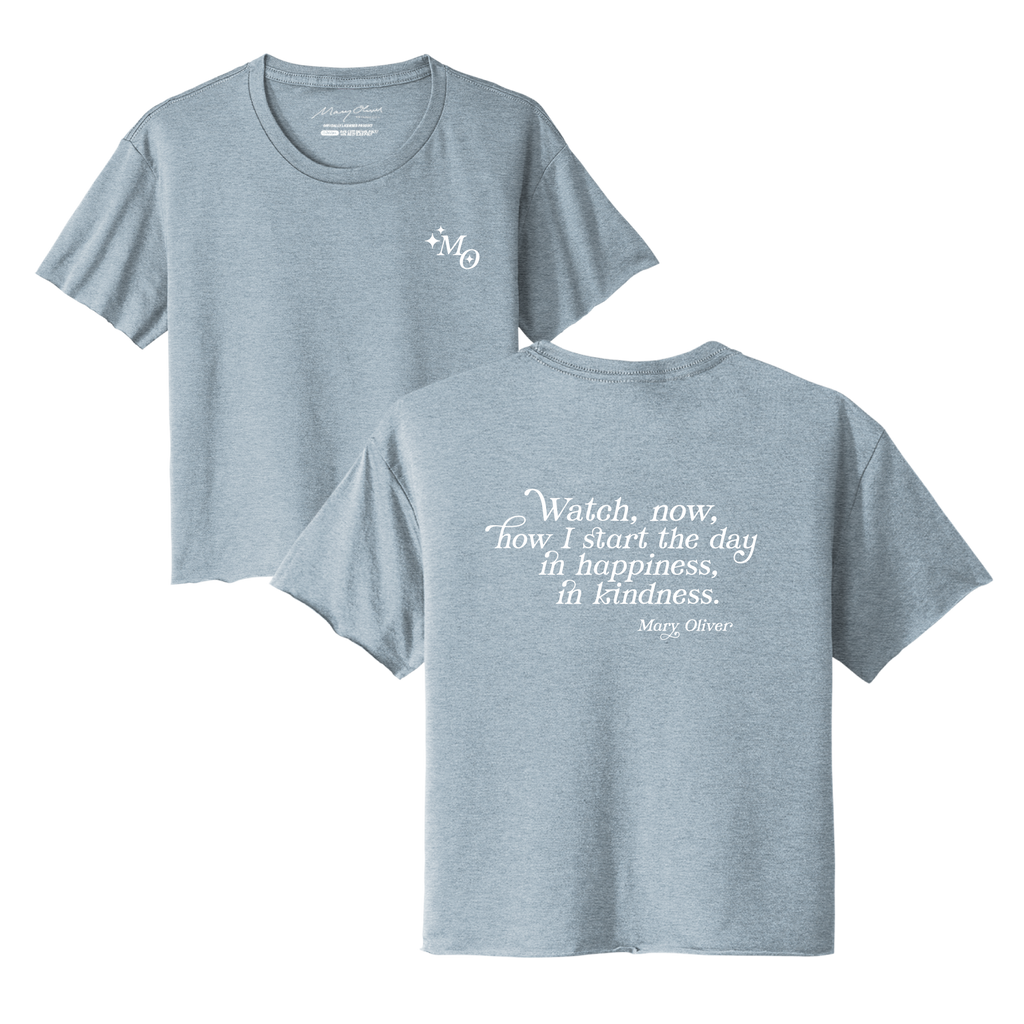 Womens In Happiness, In Kindness Cropped T-Shirt