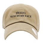 Hello, Sun In My Face Hat
