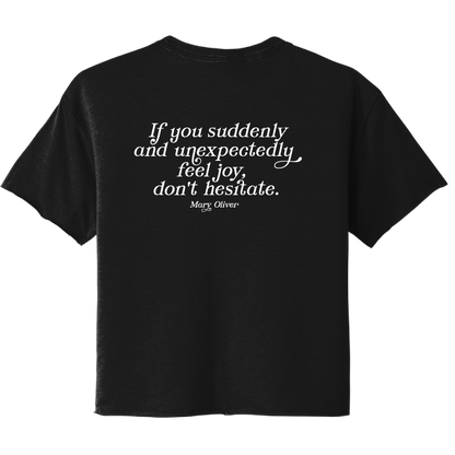 Womens Suddenly and Unexpectedly Cropped T-Shirt