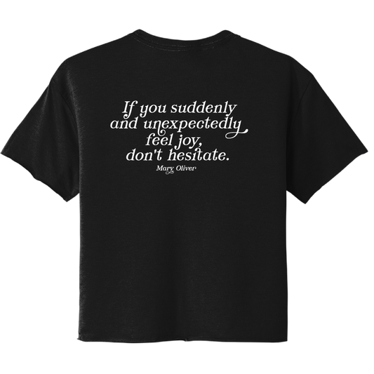 Womens Suddenly and Unexpectedly Cropped T-Shirt