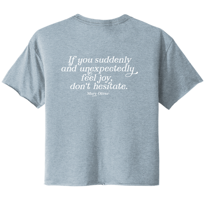 Womens Suddenly and Unexpectedly Cropped T-Shirt