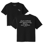 Womens Suddenly and Unexpectedly Cropped T-Shirt