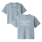 Womens Suddenly and Unexpectedly Cropped T-Shirt