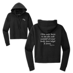 Womens Soft Animal of Your Body Cropped Hoodie