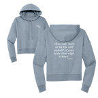 Womens Soft Animal of Your Body Cropped Hoodie