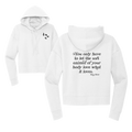 Womens Soft Animal of Your Body Cropped Hoodie