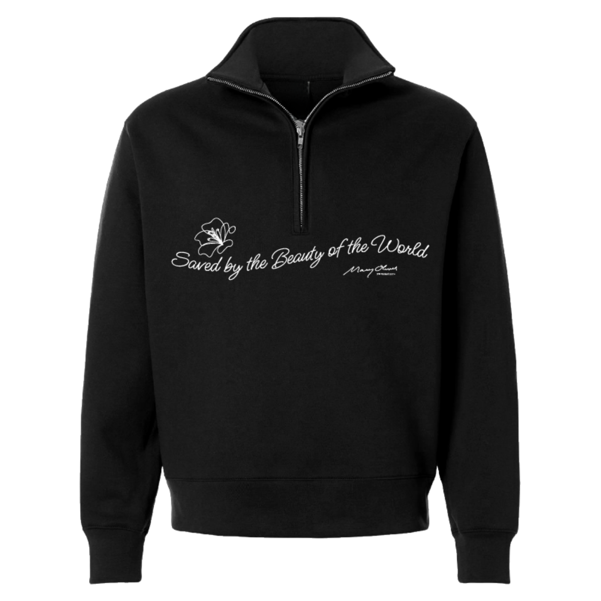 Mary Oliver Beauty of the World 1/4 Zip