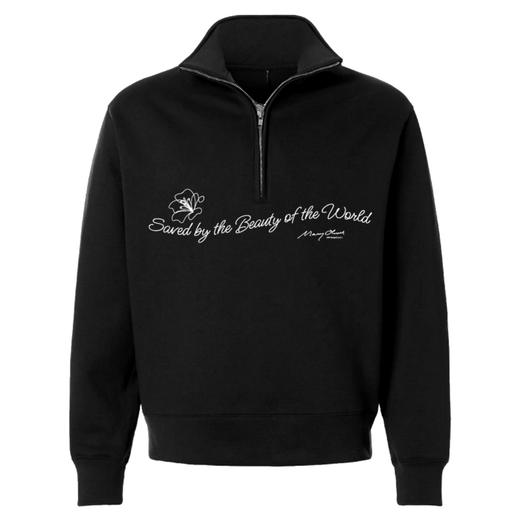 Mary Oliver Beauty of the World 1/4 Zip