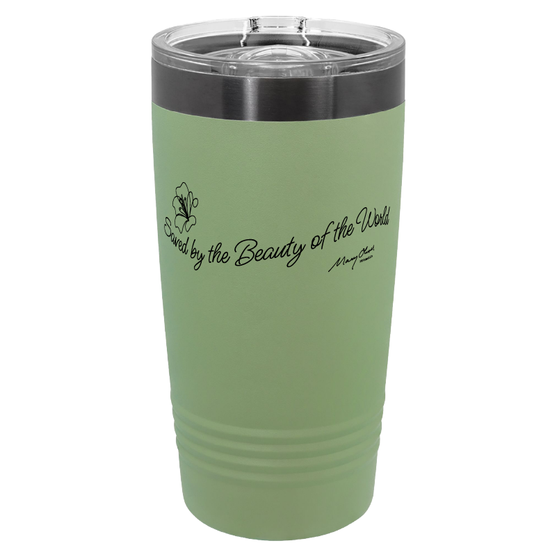 Mary Oliver Beauty of the World 20oz Tumbler