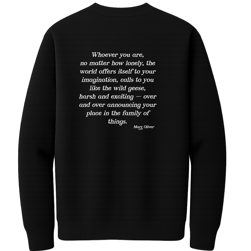 Mary Oliver Family Of Things Crewneck