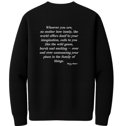 Mary Oliver Family Of Things Crewneck