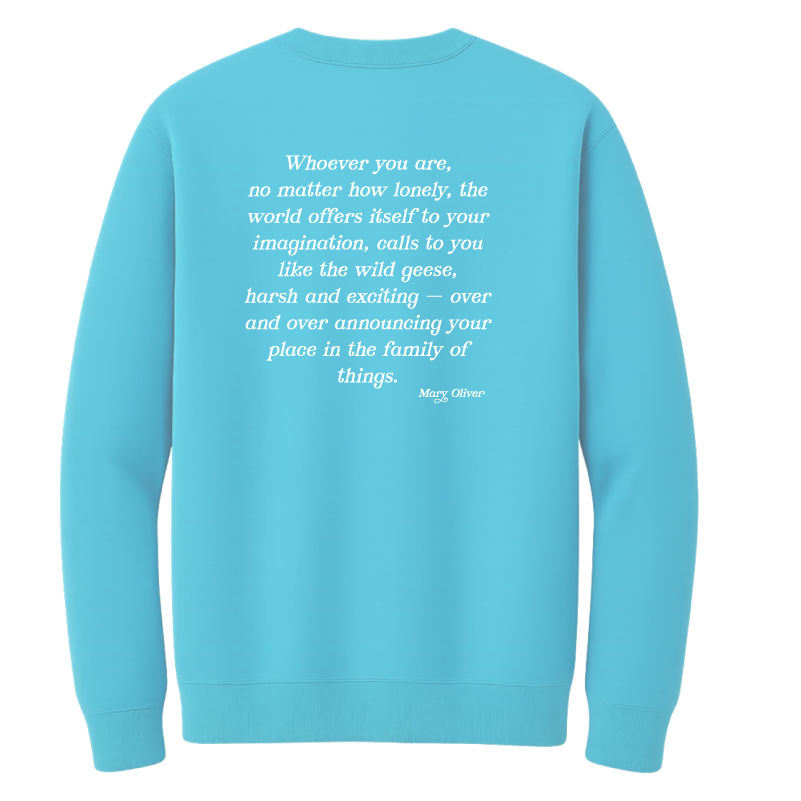 Mary Oliver Family Of Things Crewneck