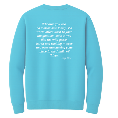 Mary Oliver Family Of Things Crewneck