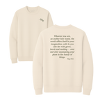 Mary Oliver Family Of Things Crewneck