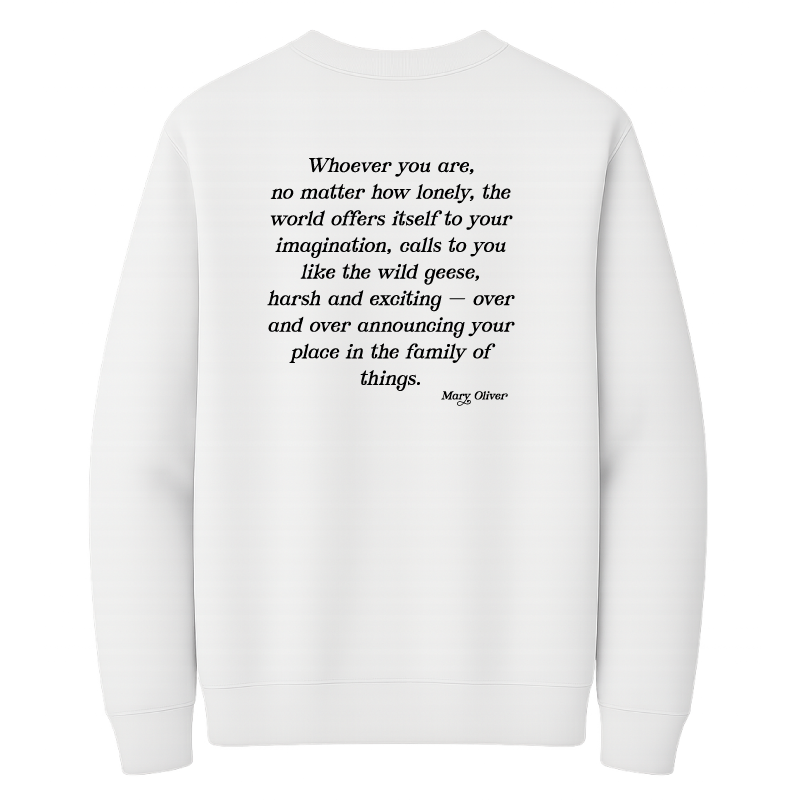 Mary Oliver Family Of Things Crewneck