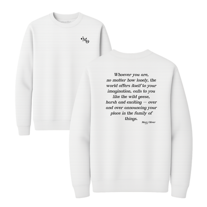 Mary Oliver Family Of Things Crewneck