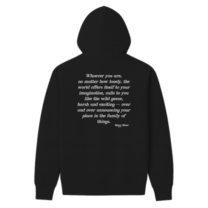 Mary Oliver Family of Things Hoodie
