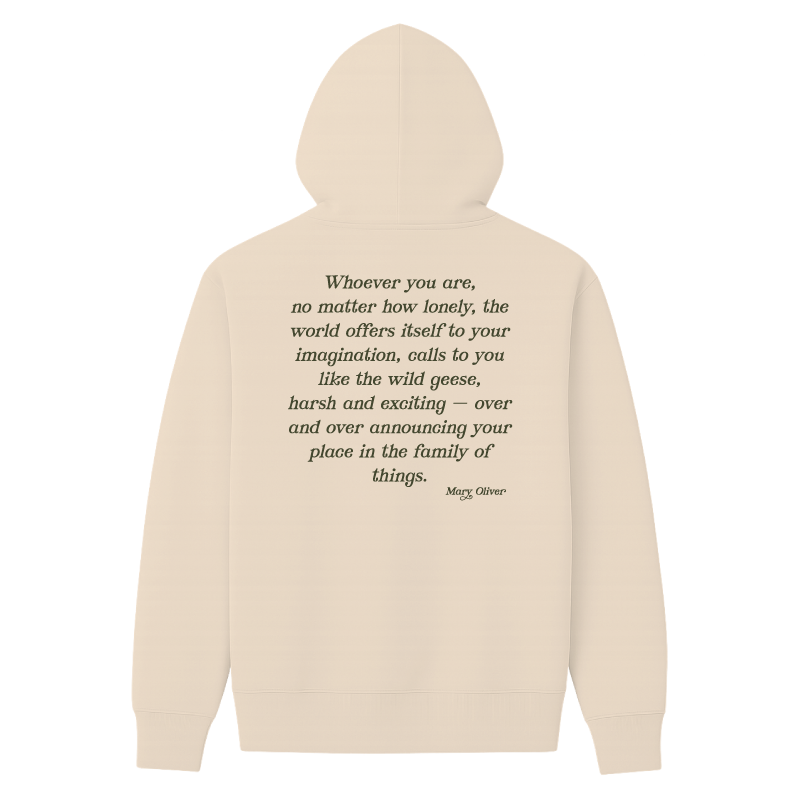 Mary Oliver Family of Things Hoodie