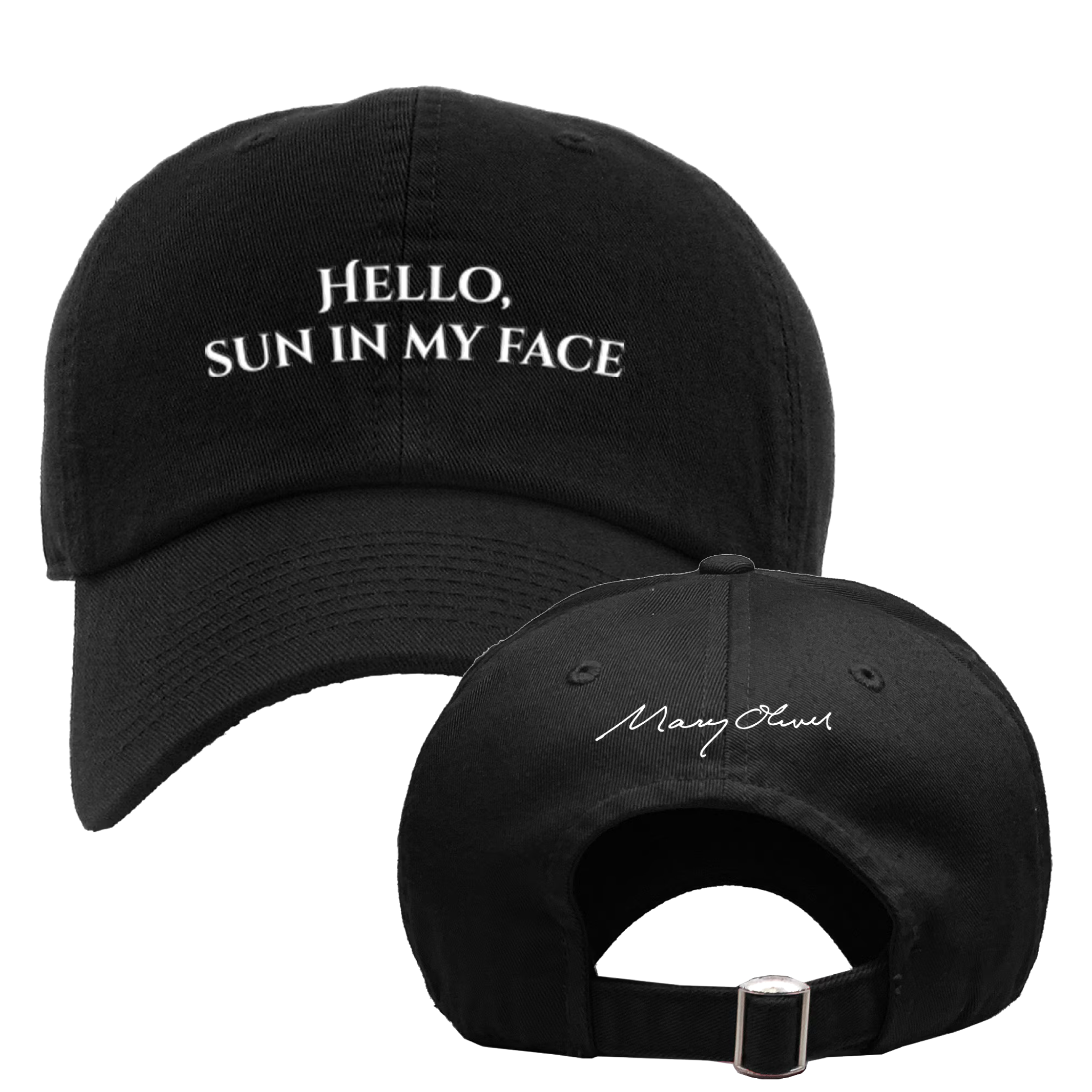 Mary Oliver Hello, Sun In My Face Hat