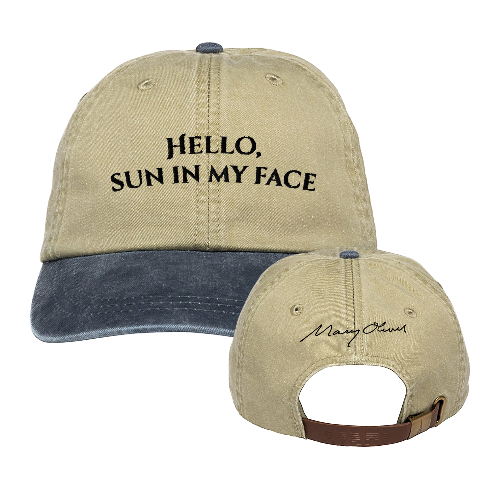 Mary Oliver Hello, Sun In My Face Hat