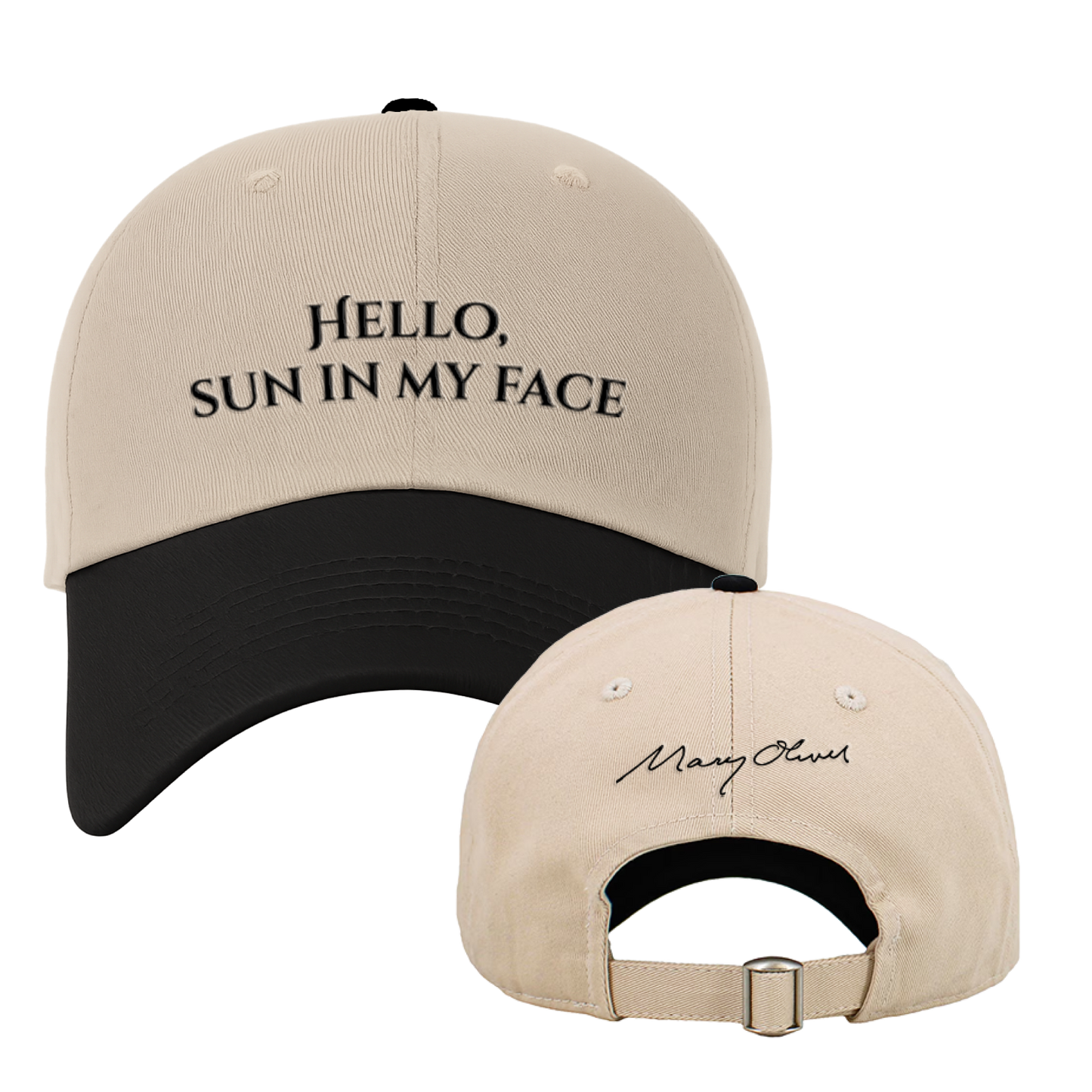 Mary Oliver Hello, Sun In My Face Hat