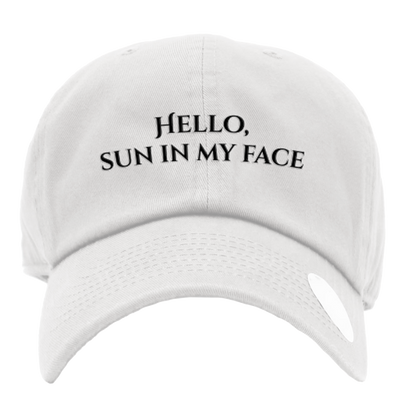 Mary Oliver Hello, Sun In My Face Hat
