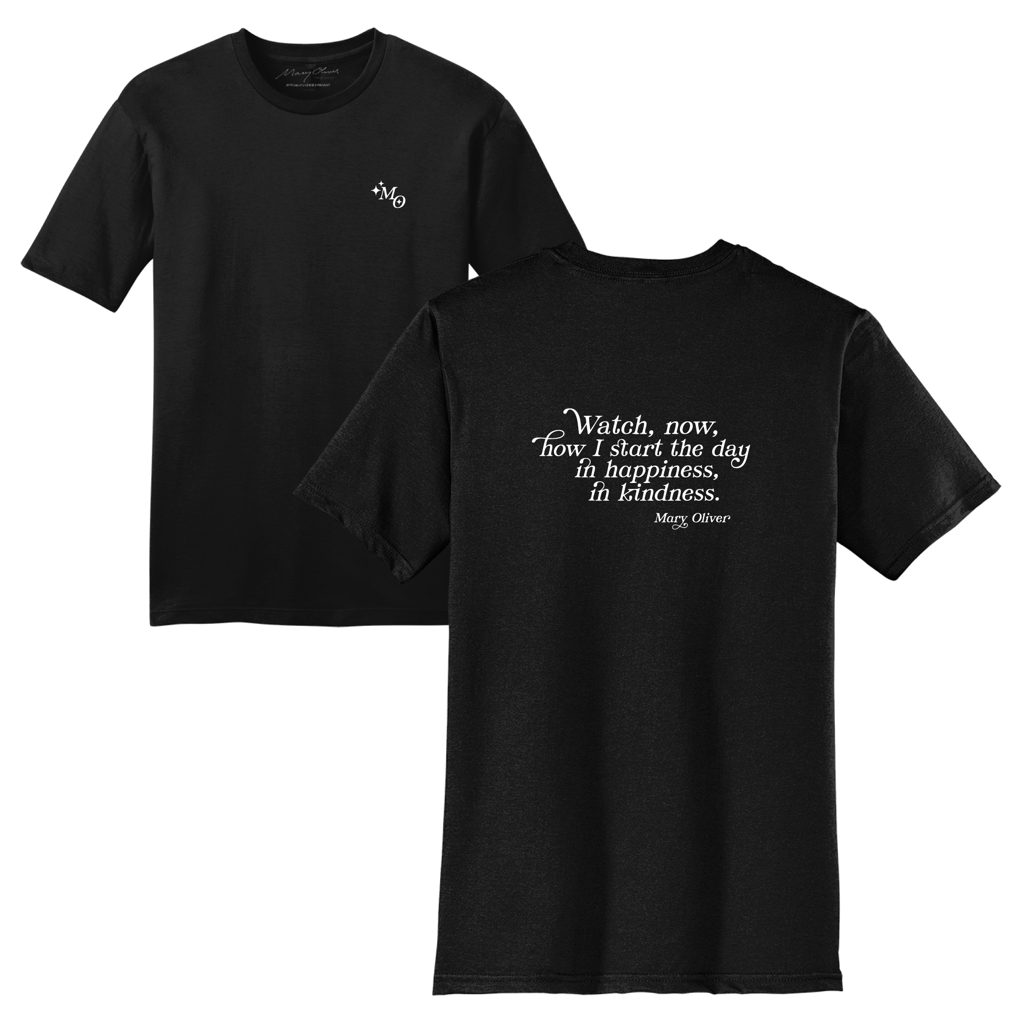 Mary Oliver In Happiness, In Kindness T-Shirt