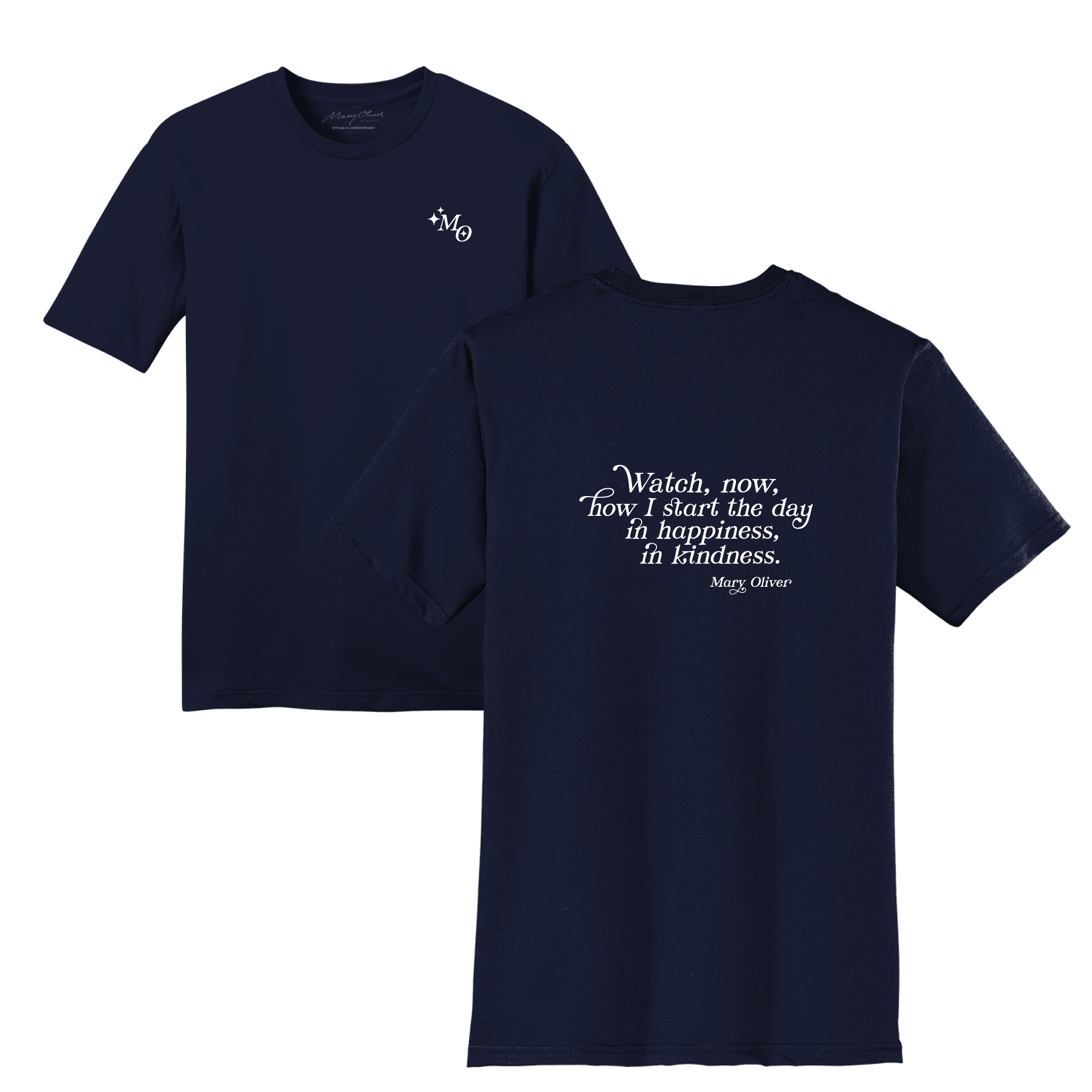 Mary Oliver In Happiness, In Kindness T-Shirt