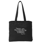 Mary Oliver In Happiness, In Kindness Tote