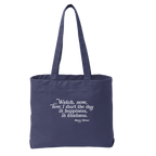 Mary Oliver In Happiness, In Kindness Tote