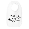 Mary Oliver Infant Hello, Sun In My Face Bib
