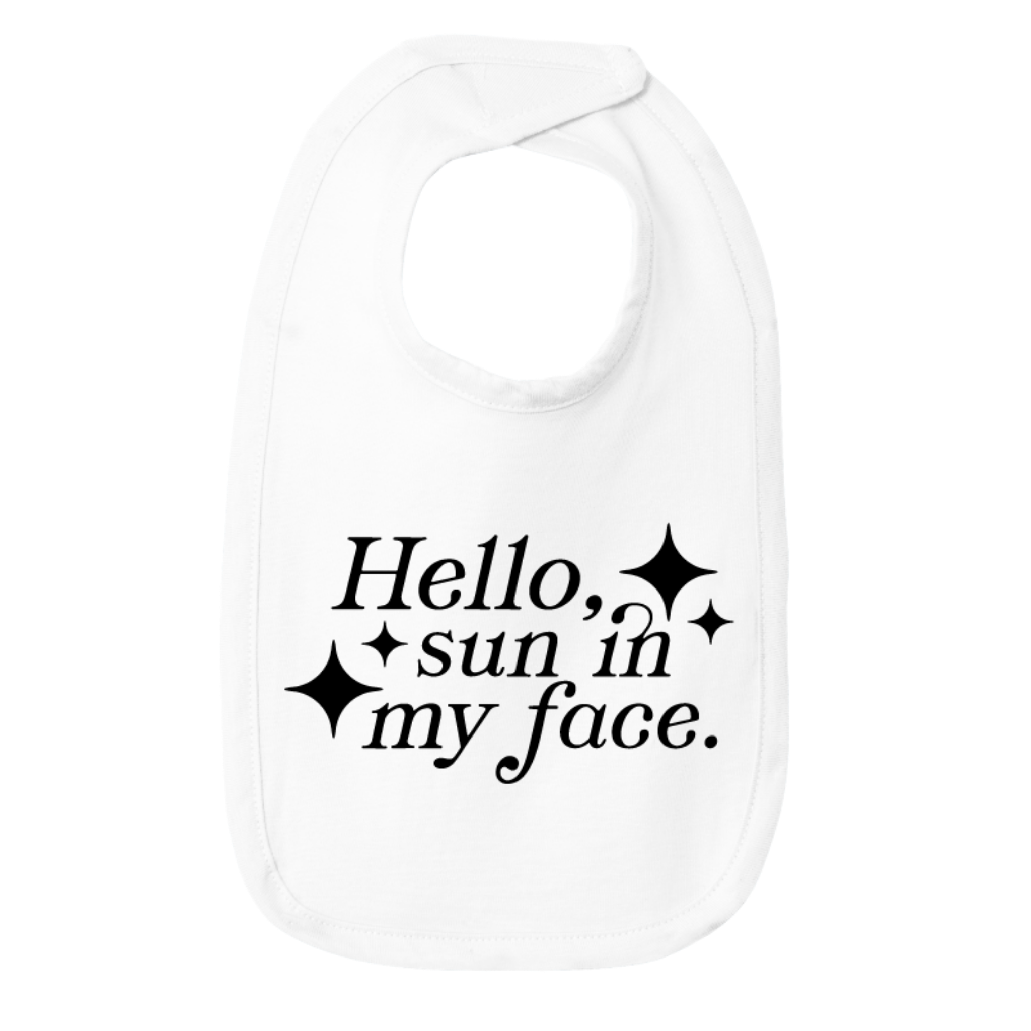 Mary Oliver Infant Hello, Sun In My Face Bib