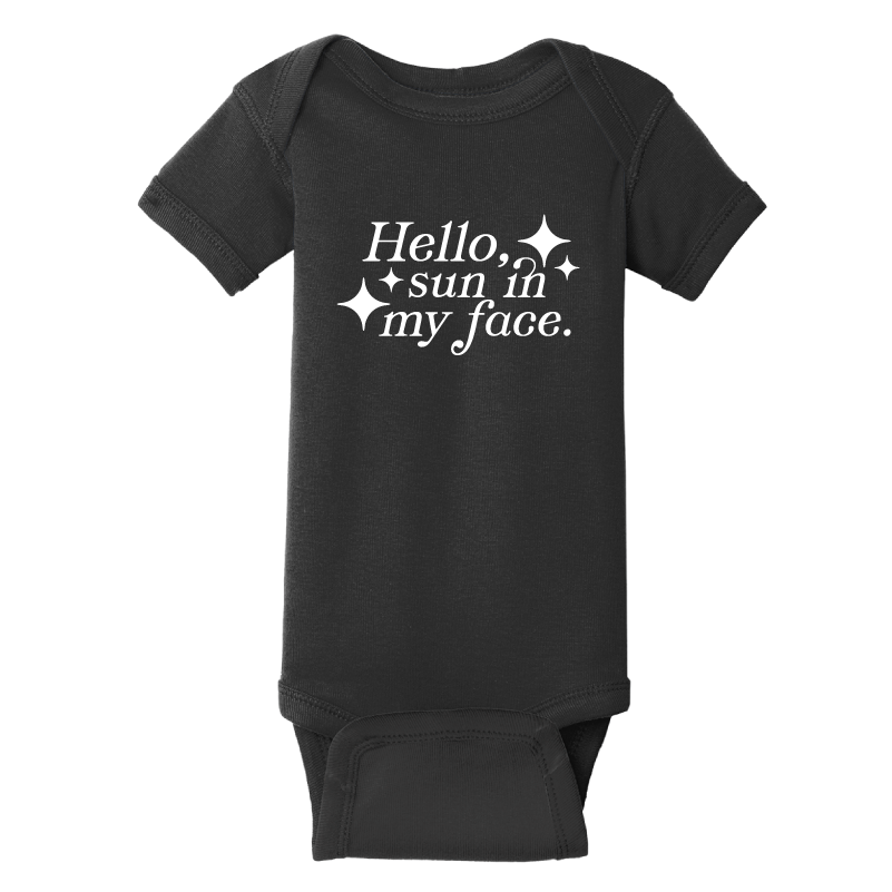 Mary Oliver Infant Hello, Sun In My Face Onesie 
