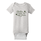 Mary Oliver Infant Hello, Sun In My Face Onesie 