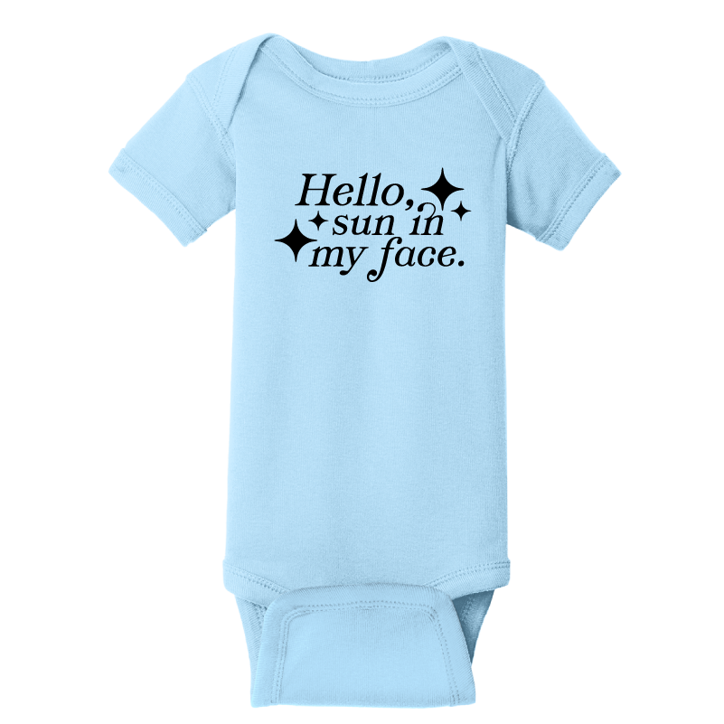 Mary Oliver Infant Hello, Sun In My Face Onesie 