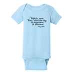 Mary Oliver Infant In Happiness, In Kindness Onesie 