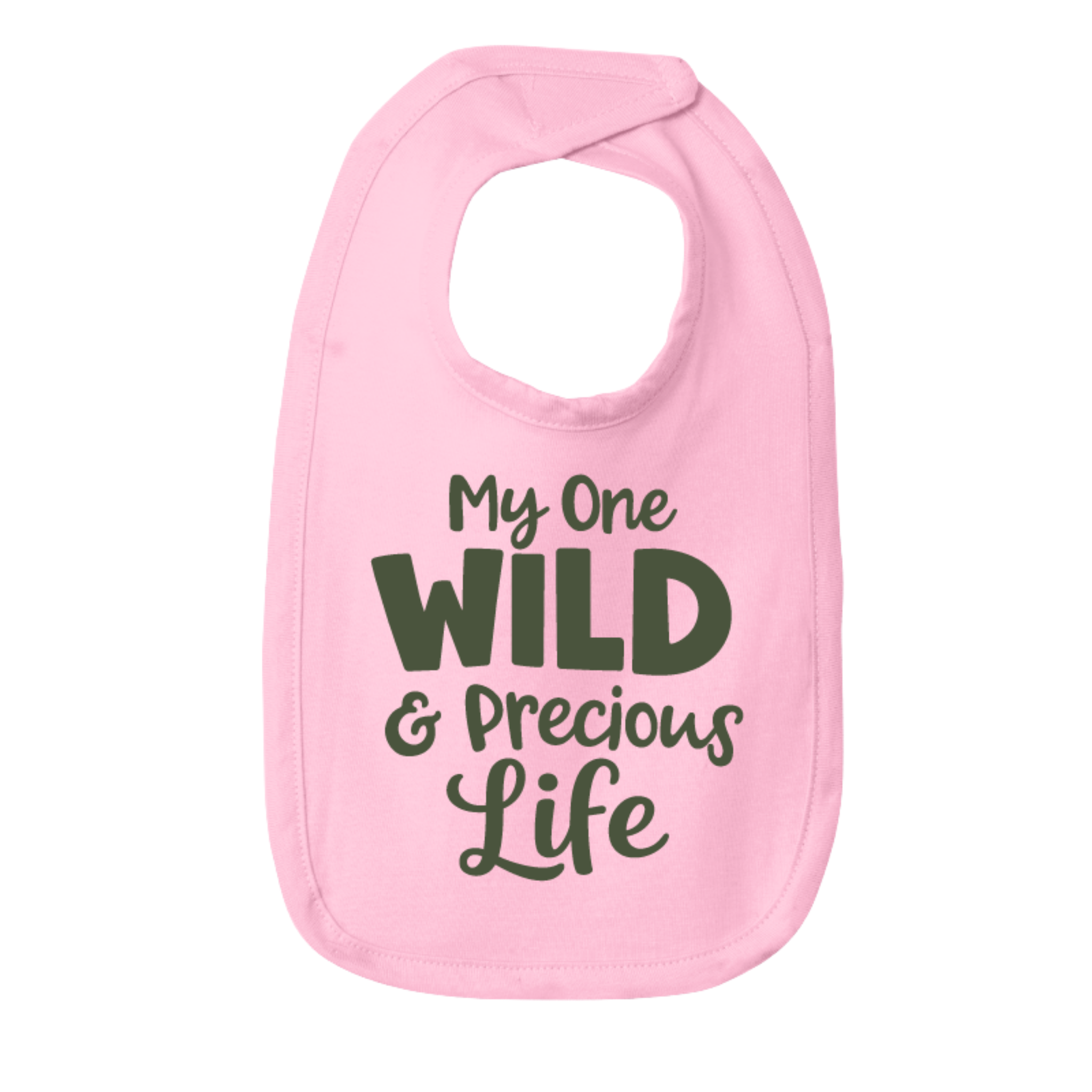 Mary Oliver Infant My One Wild and Precious Life Bib