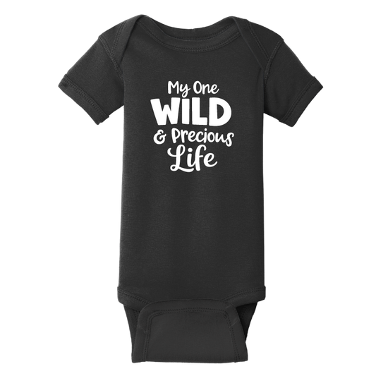 Mary Oliver Infant One Wild and Precious Life Onesie 