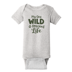 Mary Oliver Infant One Wild and Precious Life Onesie 