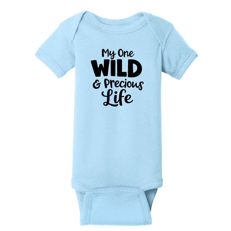 Mary Oliver Infant One Wild and Precious Life Onesie 