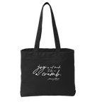 Mary Oliver Joy Is Not Made To Be A Crumb Tote