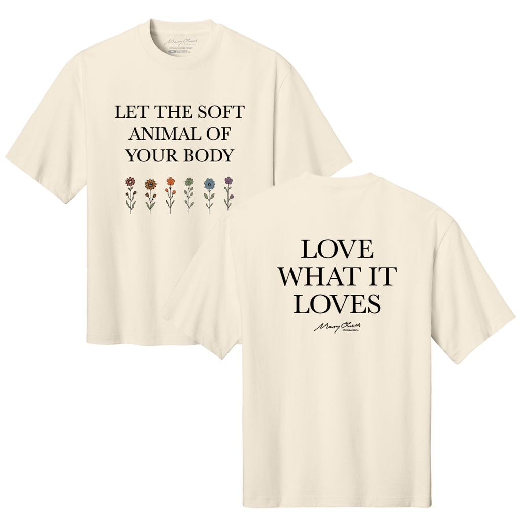 Mary Oliver Love What It Loves Heavyweight T-Shirt