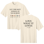 Mary Oliver Love What It Loves Heavyweight T-Shirt