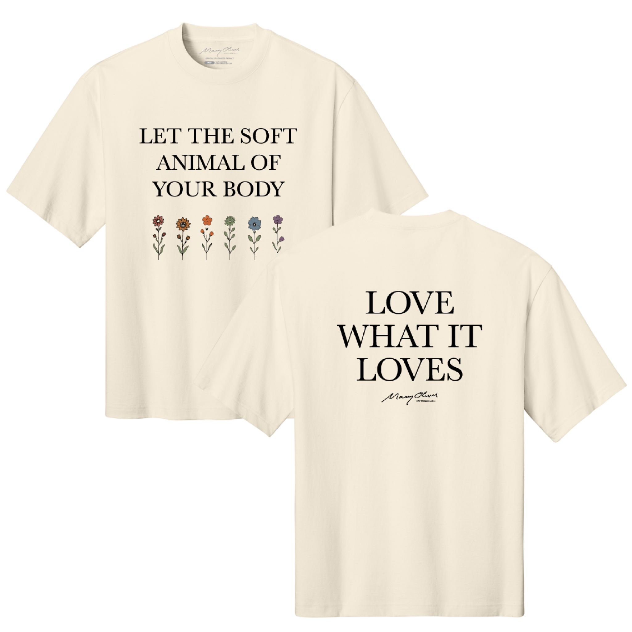 Mary Oliver Love What It Loves Heavyweight T-Shirt