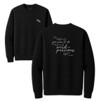 Mary Oliver One Wild and Precious Life Crewneck